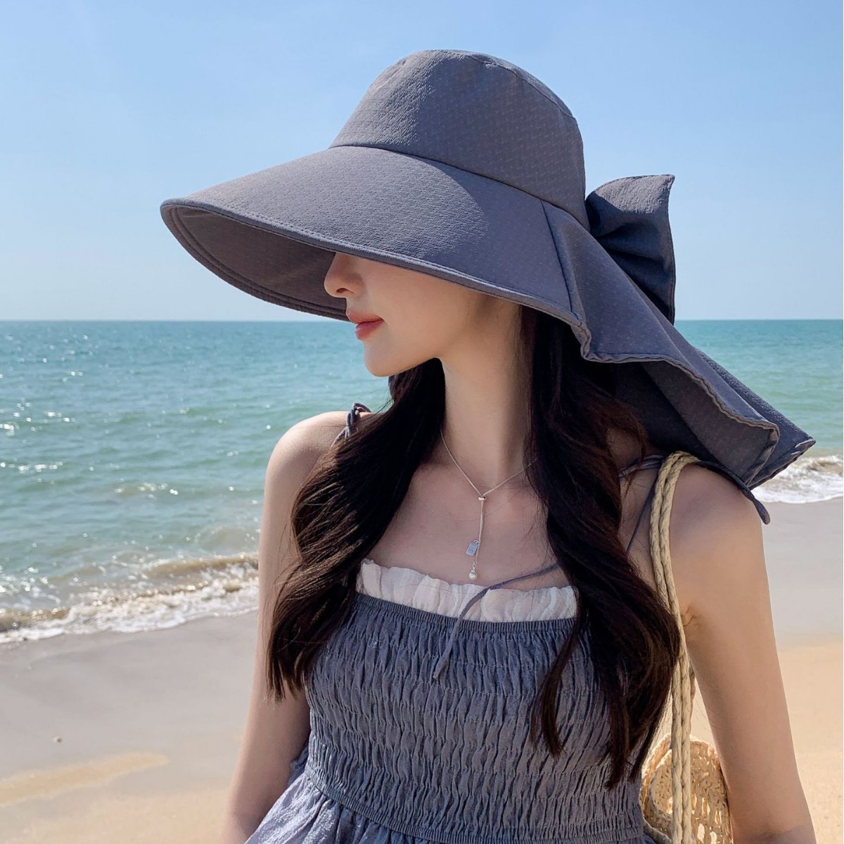 파란색