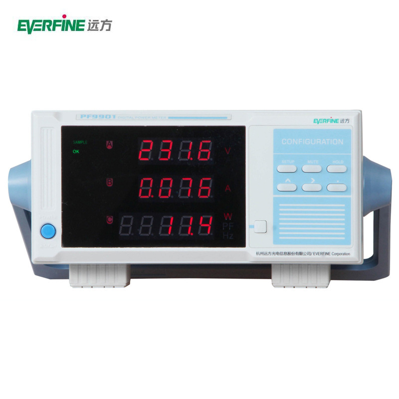 杭州远方深圳优价出售功率计PF9901智能电量测量仪(20A)