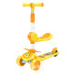 Children's scooter wholesale three-in-one baby scooter can sit and ride 2-12 years old children's car music scooter