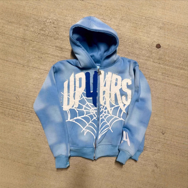 Unisex-Sweatshirt mit Kapuze und Reißverschluss, bedruckt mit 3D-Druck und auffälligem Grafikdesign – Schwarz, Dunkelbraun, Blau, Rosa_voghion.com