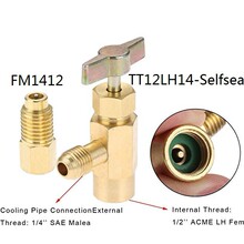 R1234YF�Է�ƿר�������ƿ��ƿ��ת����ͷ���TT12LH14SS+FM1214