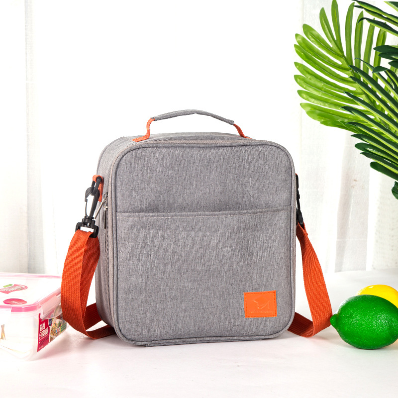 Paquete de aislamiento transfronterizo personalizado de fábrica, temperatura constante de oficina, bolsa de comida con bolsa de almuerzo de mensajero de hombro, bolsa de almacenamiento