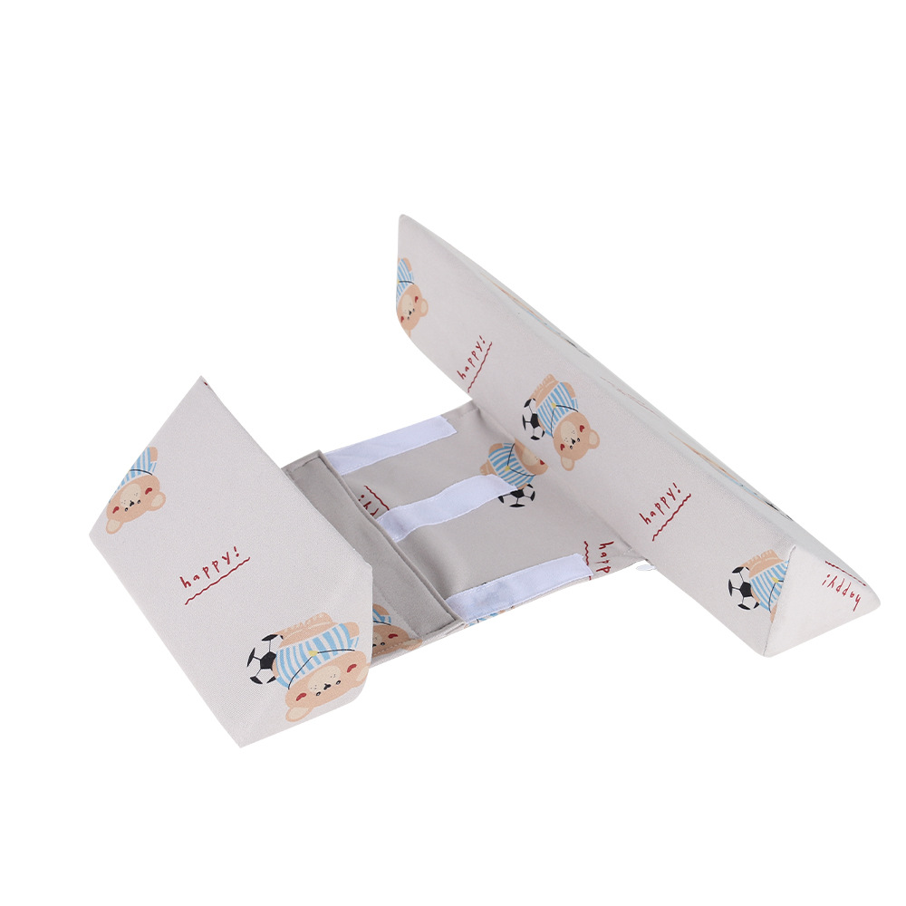 Almohada de bebé Lado de bebé almohada para dormir almohada que forma la cabeza anti-Desviación extraíble lavable soporte de cintura almohada de bebé anti-escupir leche transfronteriza caliente