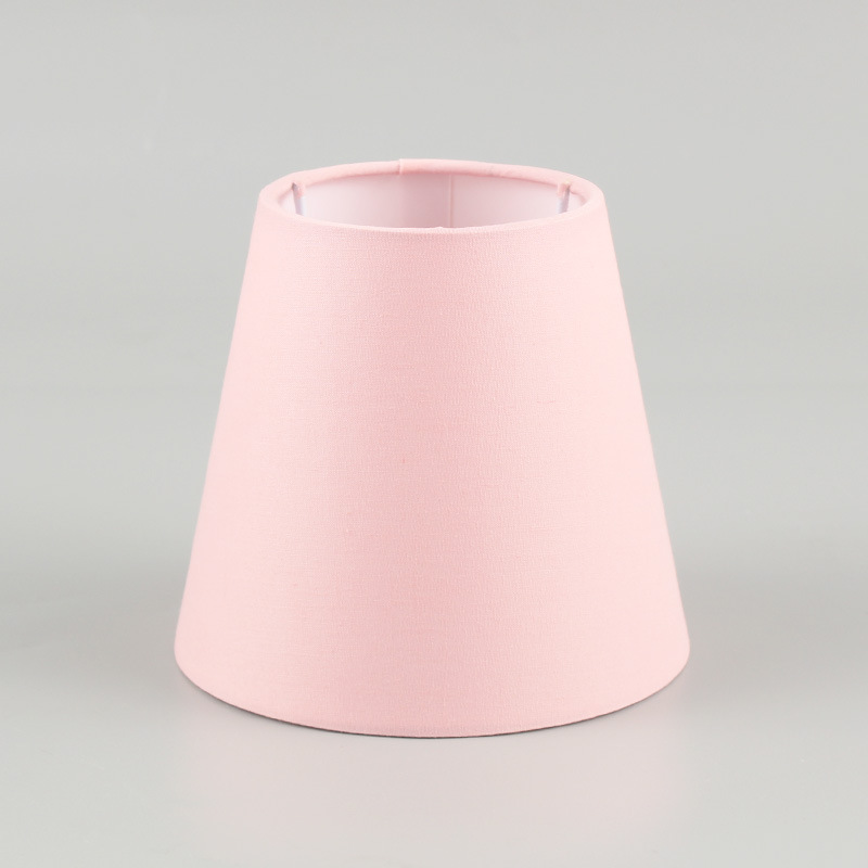 Nueva etiqueta plana Pantalla de fábrica al por mayor de lino lámpara de mesa lámpara de pie pantalla sala de estar dormitorio accesorios de la lámpara de tela