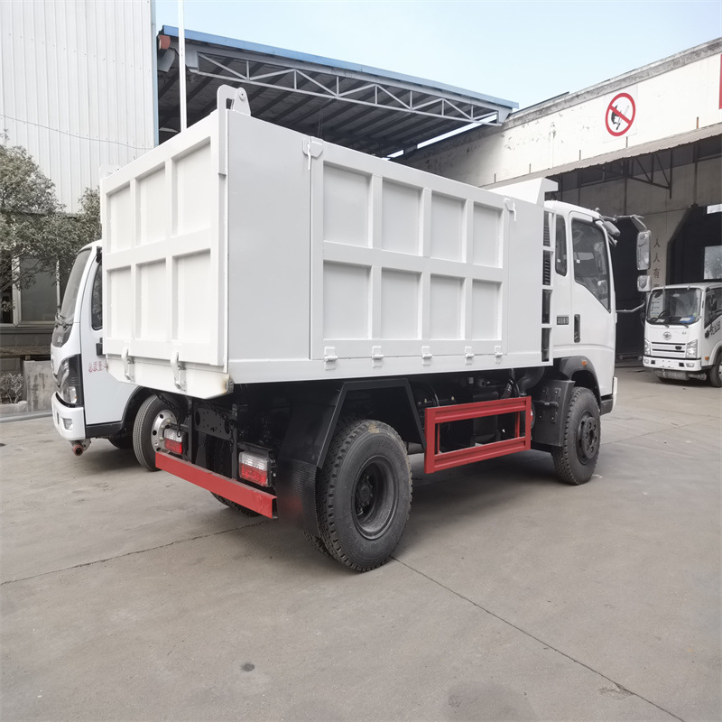 Howo12 Square Dump Truck Factory Direct Sales Right-Hand Drive 8-Ton Dump Truck Engineering Truck Muck Truck Garbage Transport Truck