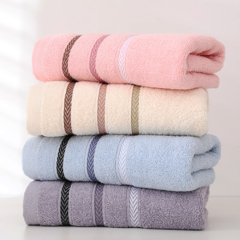 Bath towel large towel wholesale cotton 40*90 thick lengthened 150g absorbent household adult bath sports cotton towel