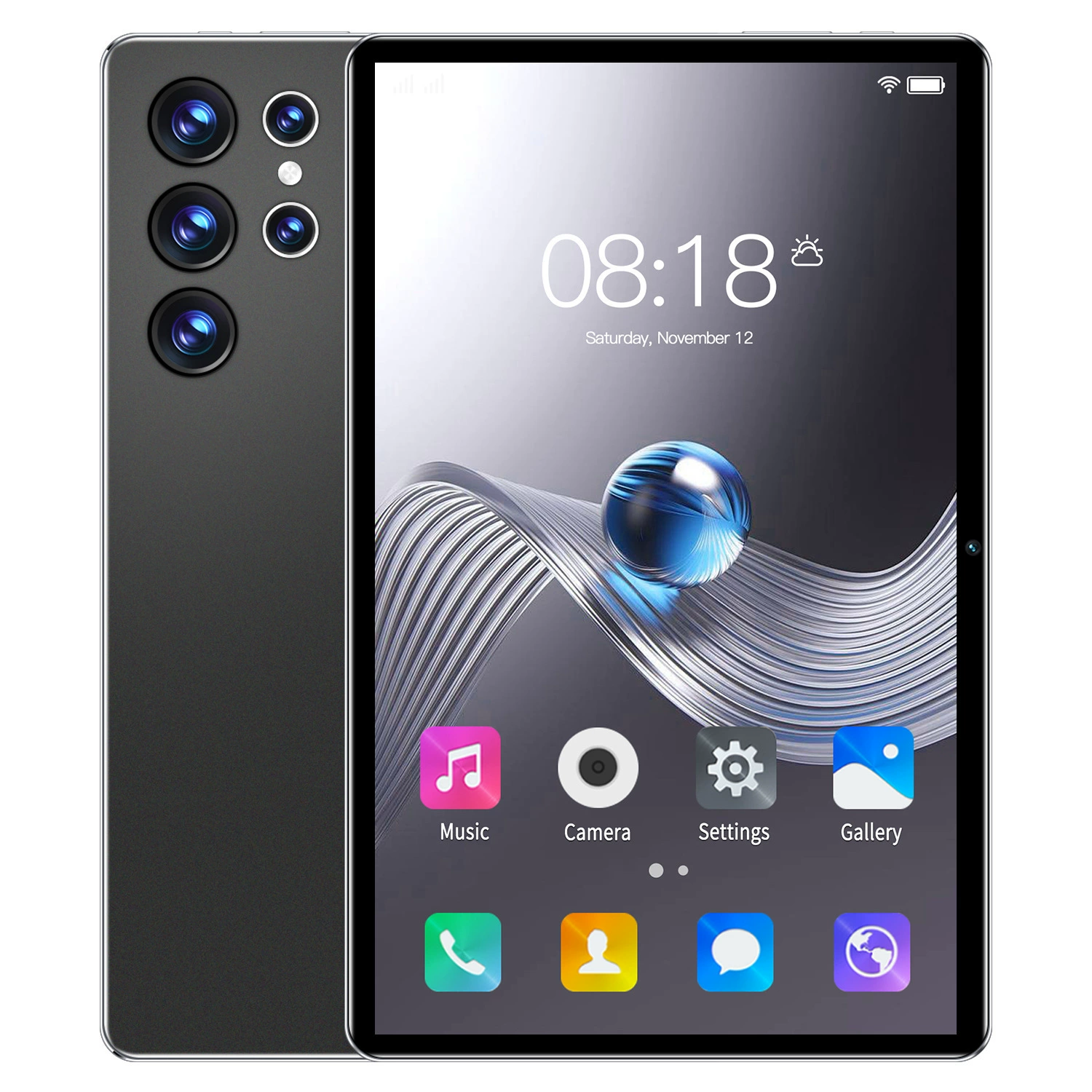 Смарт-планшет, металлический ноутбук, S23, Android, 1 дюйм, английский