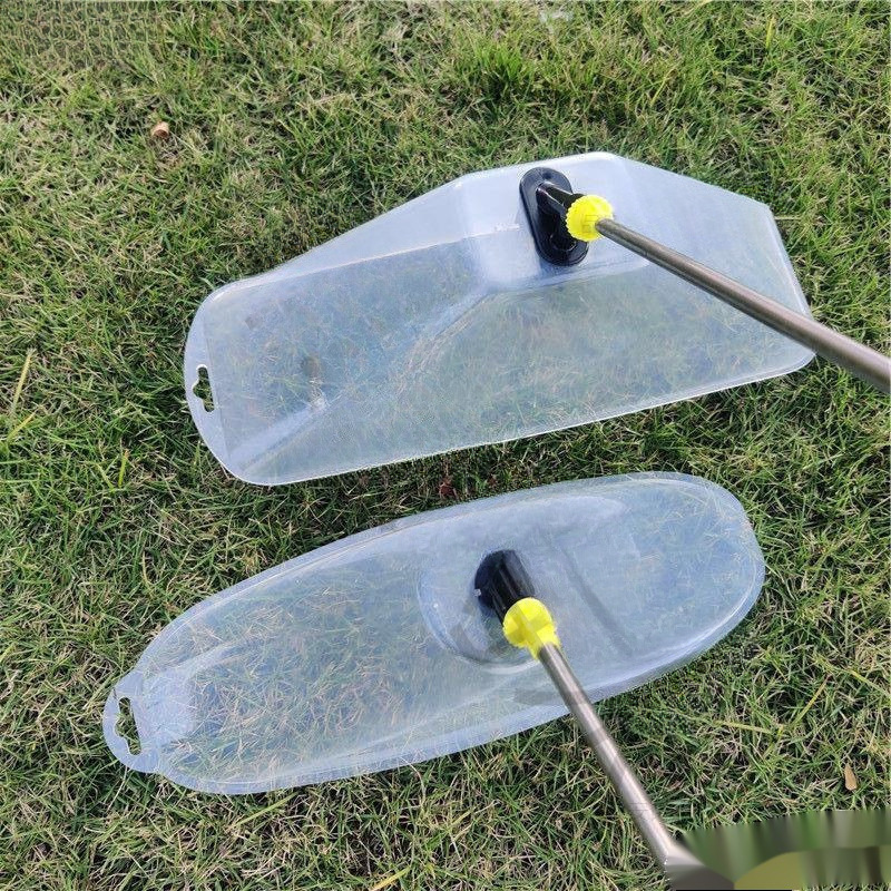 农用电动喷雾器透明防风罩喷头超大除草剂打药细雾化扇形带罩喷头