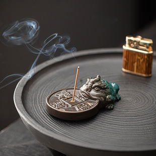 [Jinchan] Line Incense burner Creative Ceramic Incense Insert Incense holder Home Indoor Tea Room Tea Table Aromatherapy burner Ornaments