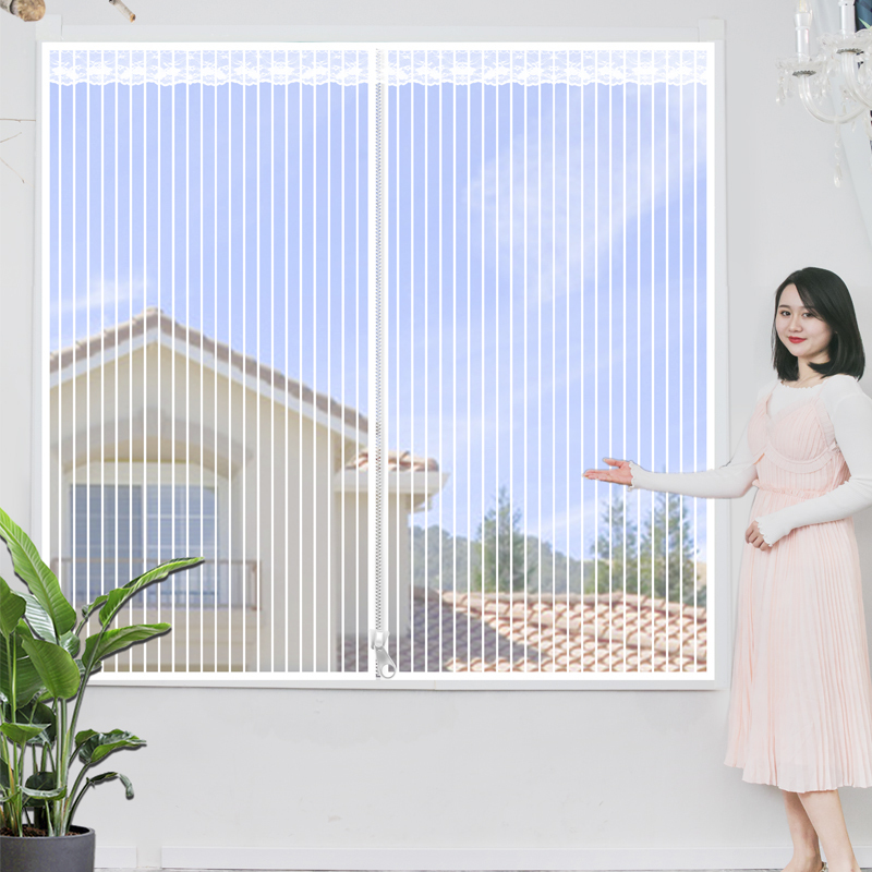 A6L Anti-mosquito Screen Self-adhesive Magnetic Household Encryption Thickened Dust-proof Screen Self-loading Sand Window Curtain Magic