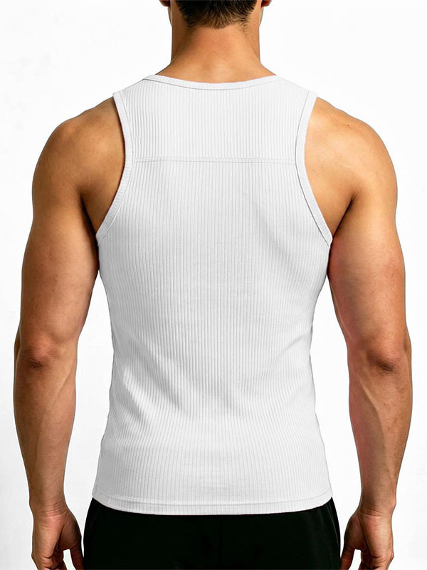 Camiseta sin Mangas Deportiva para Hombre de Poliéster, Secado Rápido, Alta Elasticidad, para Gimnasio image 6