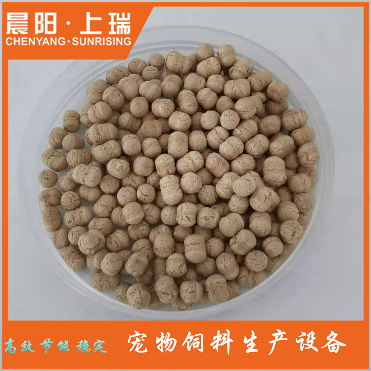 双螺杆挤压膨化下沉鱼饲料加工设备 漂浮鱼饲料生产机器 晨阳机械