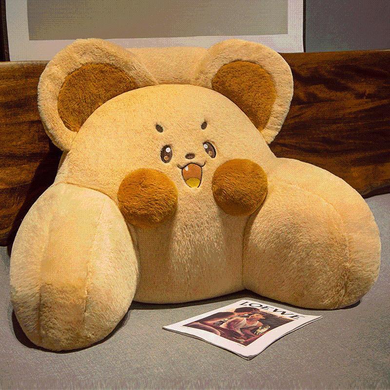 Mouse lindo cojín de cabecera almohada dormitorio dormitorio dormitorio cojín de cintura cojín de respaldo sofá almohada sala de estar dormir cintura