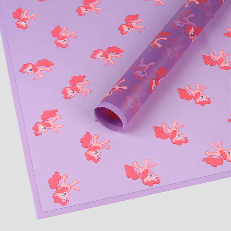 보라색 무광택 56*56cm 20매/팩