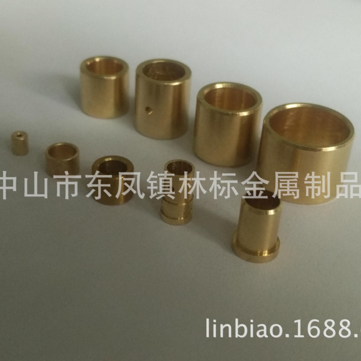 厂家优惠直销小型黄铜套轴配铜套锡青铜套高力黄铜套五金加工