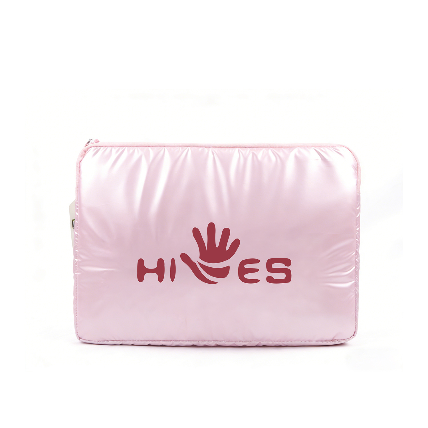 Fresh and Simple Style, Waterproof Quilted Lightweight Computer Bag, Embroidered Nylon Tablet Sleeve, Factory Custom-Made