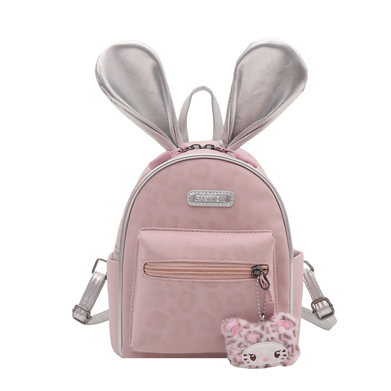Viaje ligero mochila pequeña caricatura lindo orejas de conejo mochila para niños nueva mochila infantil