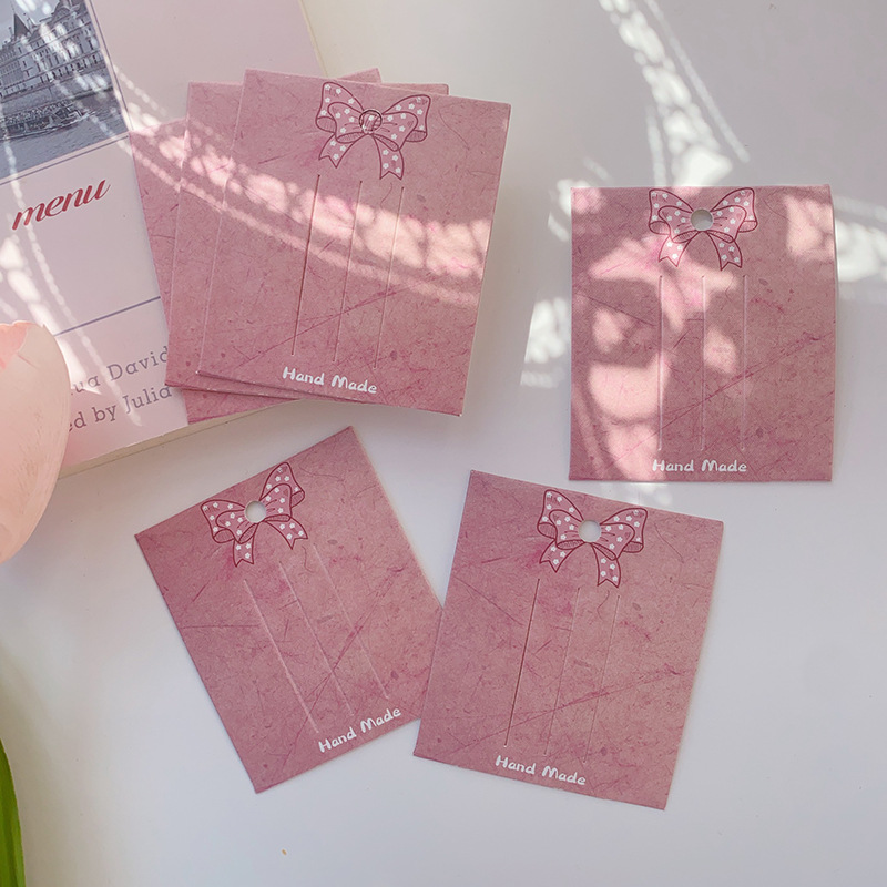 6 * 7 tarjeta de cabello adulta niños tarjetas de cabello Morandi serie de arco tarjetas de cabello joyas