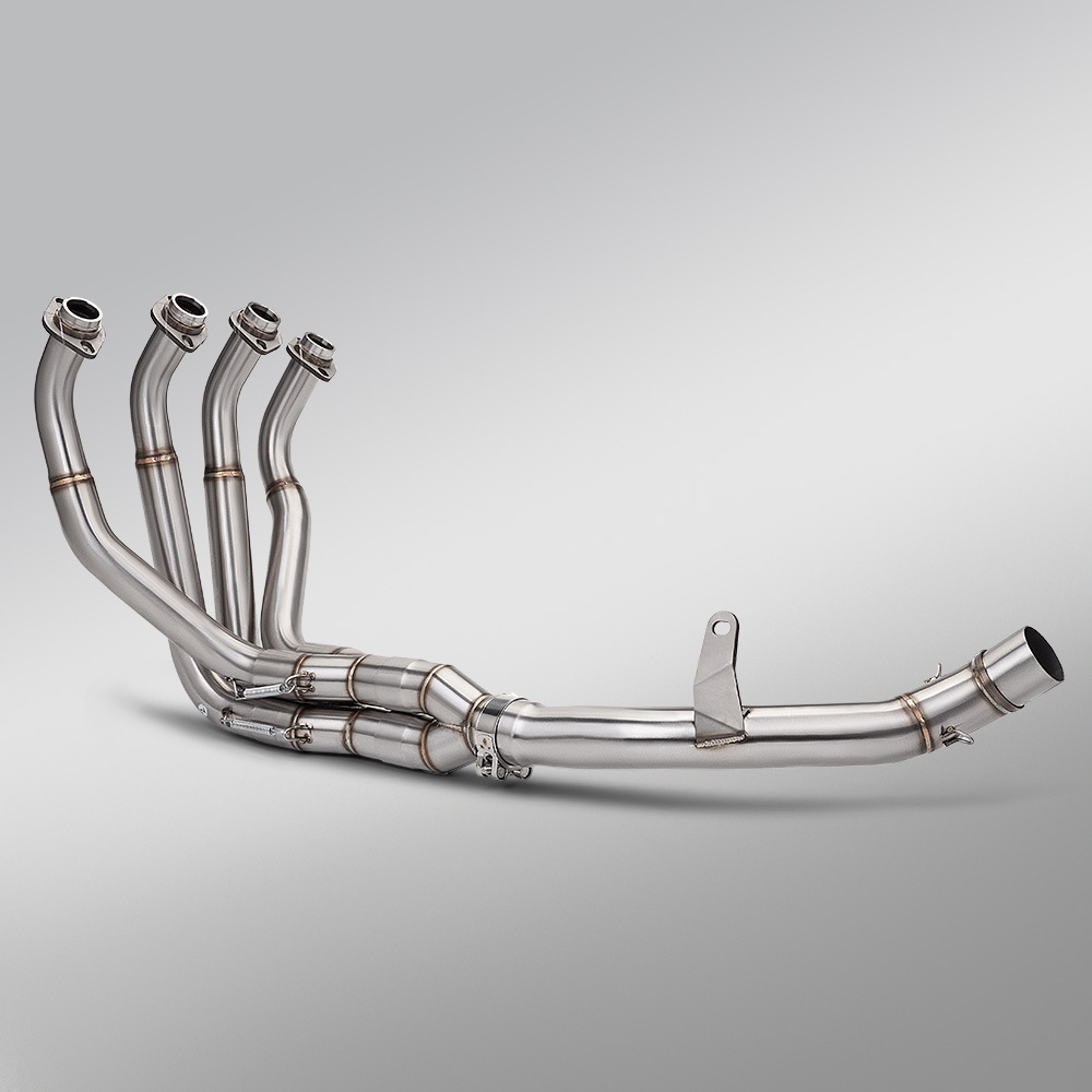 Motorcycle Exhaust Pipe Full Set Suitable for Z900A2 Stainless Steel Dual Oxygen Port Front and Rear Exhaust Pipe Set