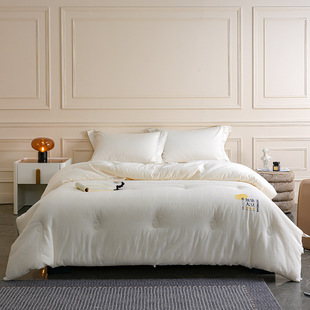 New 7A antibacterial cotton jacquard non-dyed soybean quilt core