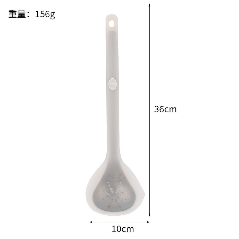 现货全包不锈钢硅胶铲勺耐温家用透色硅胶中式铲厨房不粘锅炒菜铲|undefined