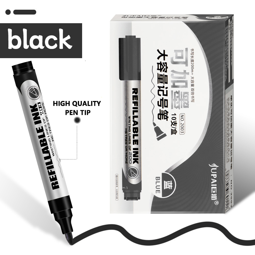 marcado de tinta de gran capacidad marcado de aceite de flujo rápido seco no borrable impermeable marcado de cabeza grande al por mayor