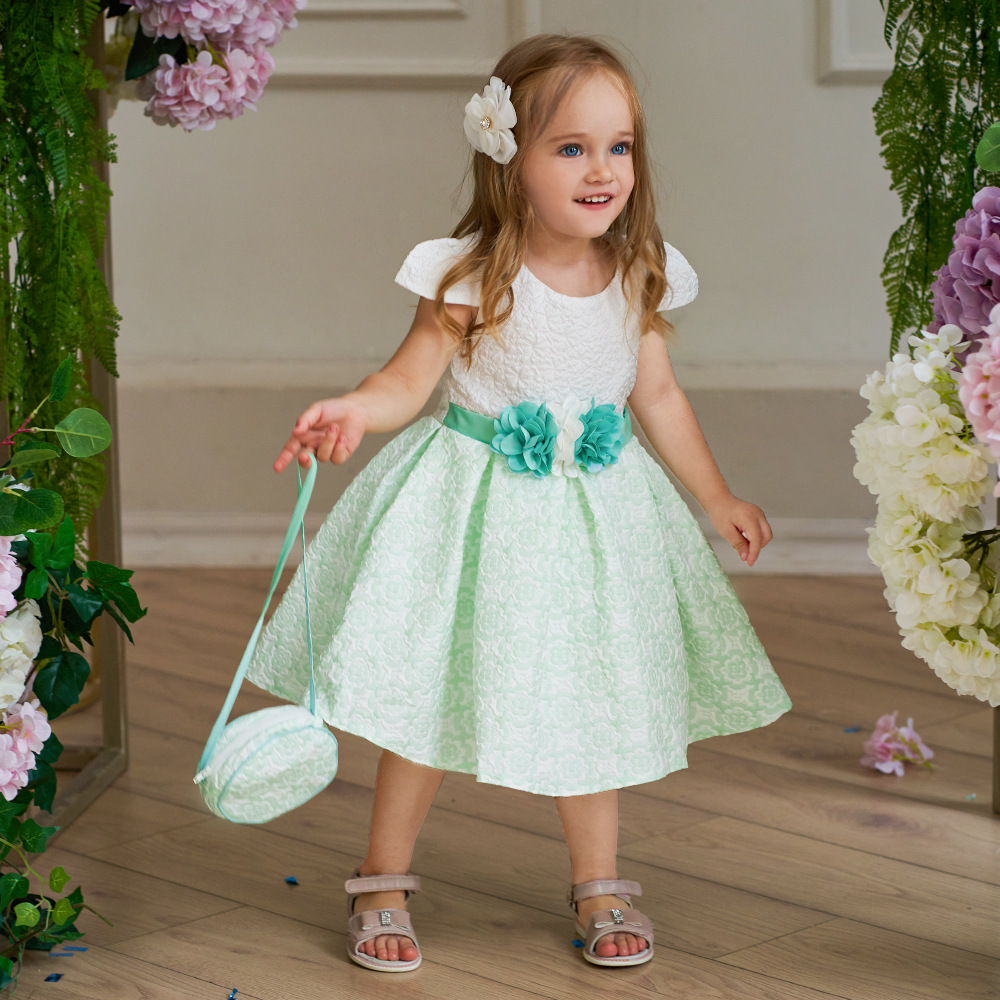 Amazon Cross-border New Children's Clothing Wholesale Children's Dress Girl Long Sleeve Set Little Princess Dress