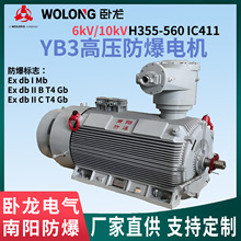 煤矿用Exdb I Mb级南阳防爆电机卧龙YB36/10kV高压风机水泵用电机