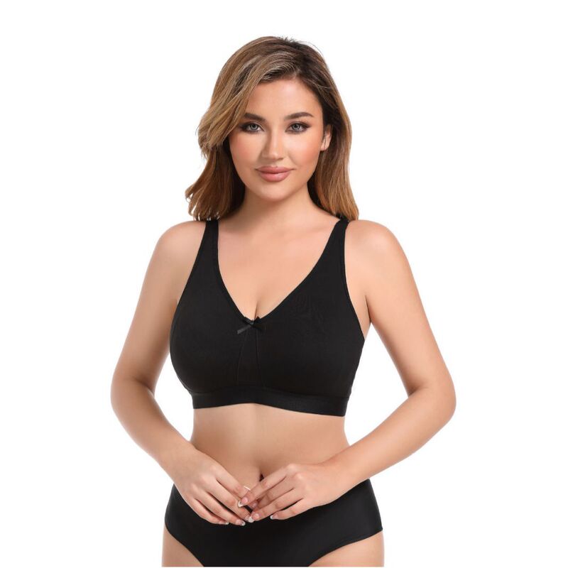 European and American plus size bra underwear Amazon cross-border hot selling models without steel ring plus size chubby girl push up bra wholesale European and American plus size bra underwear Amazon cross-border hot selling models without steel ring plus size chubby girl push up bra wholesale