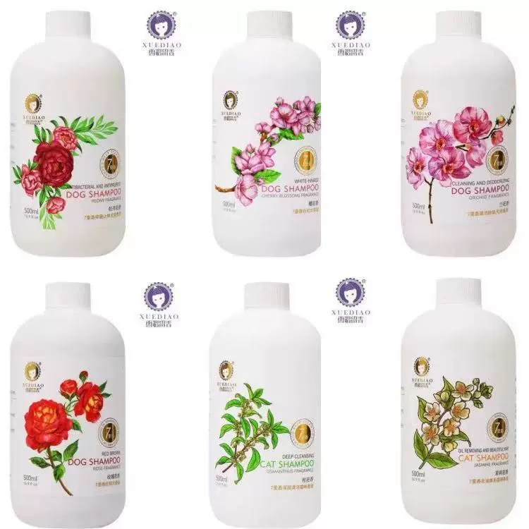 Хорька Qixiang собачий кошачий гель для душа белые волосы, обезжиренные волосы, очищающие и обеззаражающие домашние животные, шампунь 500 мл/бутылка