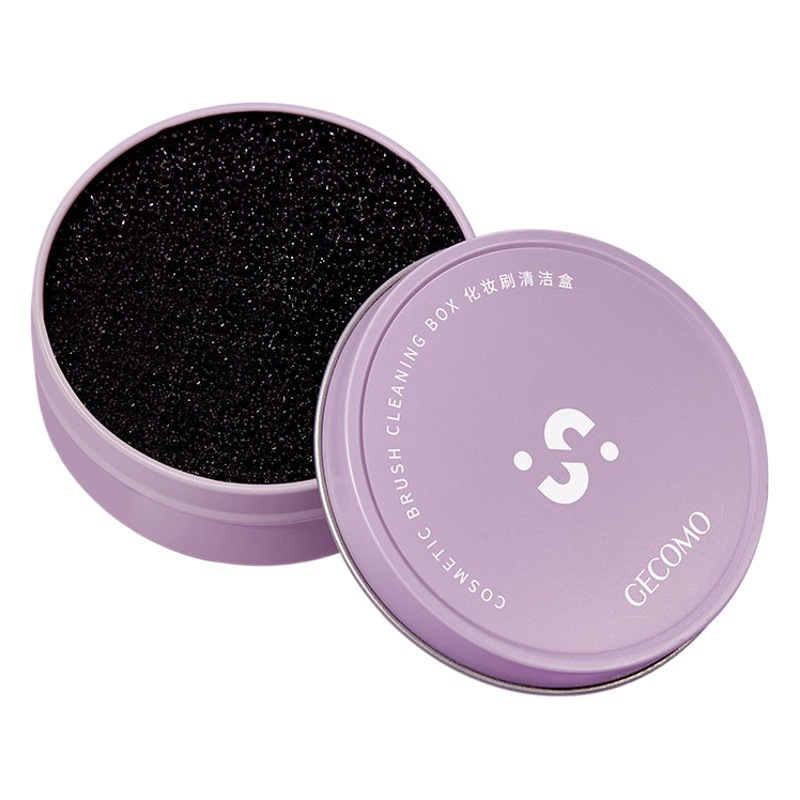 GECOMO caja de limpieza de cepillo de maquillaje Herramientas de limpieza rápida cepillo residual caja de limpieza en seco sin lavado