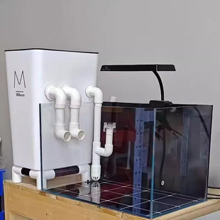 Fish Tank and Turtle Tank Built-In Water Pump Filter Box Trickle Box Oxygenation Filtration Equipment Water Purification Circulation Filter Turnover Box