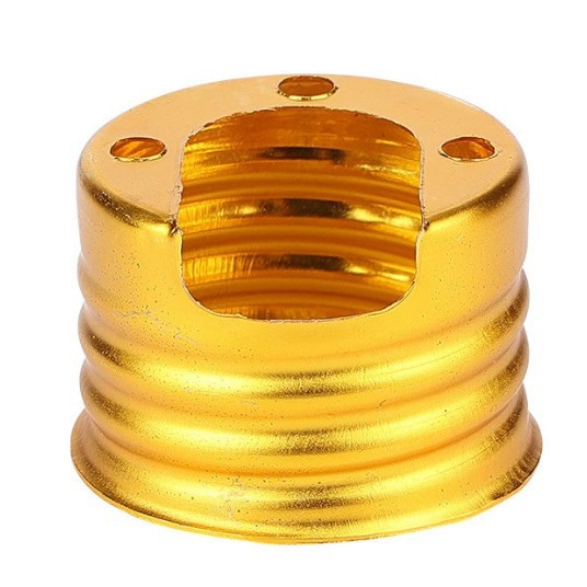 Anillo de lámpara de aluminio E27 anillo de lámpara de aluminio de tres orificios soporte de lámpara de tornillo anillo de lámpara incorporado