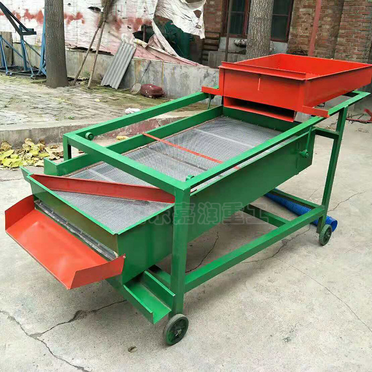 小型食品粮食分级筛 大风量筛网振动筛 带壳震动筛