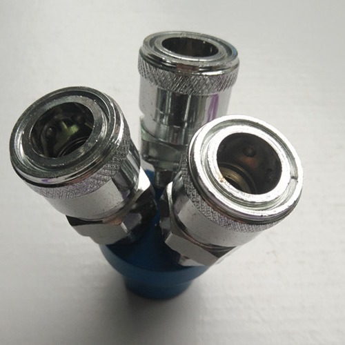 【厂家直销】气动快速接头 三通气动接头空压机配件