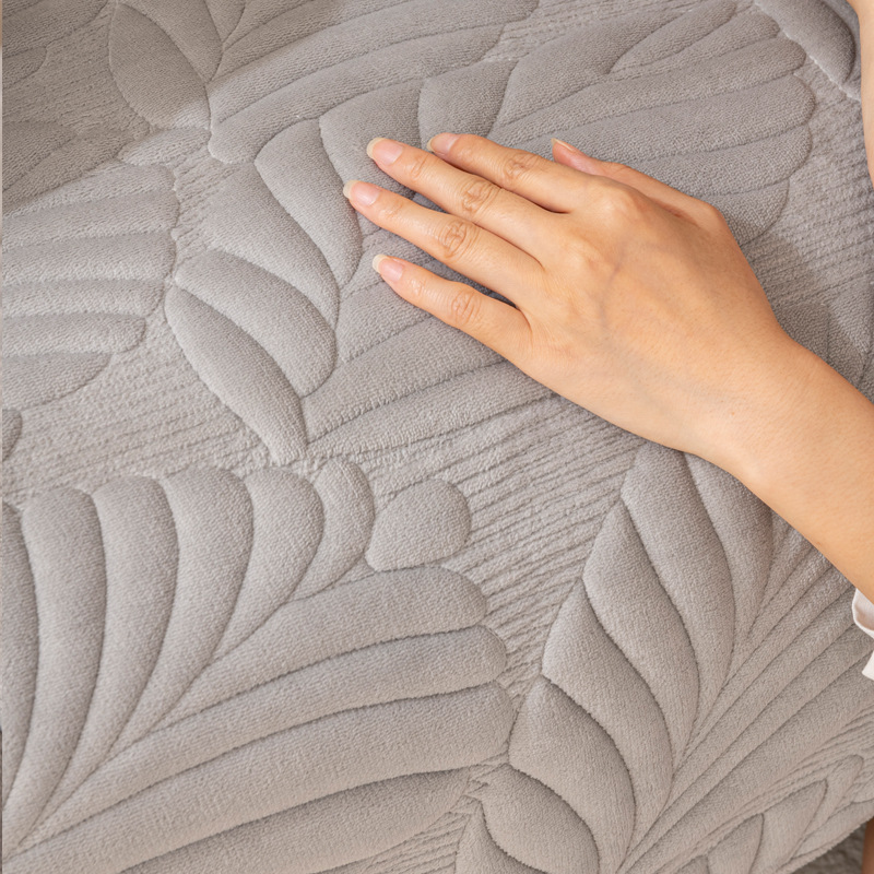 Funda de cojín de terciopelo de leche para sofá, antideslizante, estilo nuevo 2025, funda completa de tela simple y moderna, venta al por mayor transfronteriza