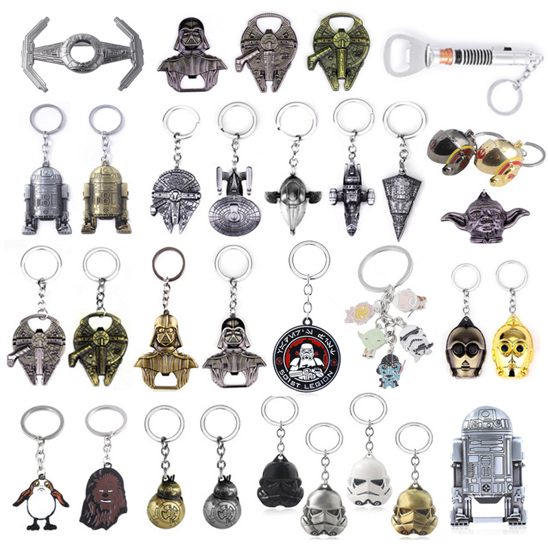 Cross-Border Peripherals Star Wars Star Wars Black Warrior White Warrior Bb8 Spaceship Keychain Bottle Opener Pendant Cross-Border Peripherals Star Wars Star Wars Black Warrior White Warrior Bb8 Spaceship Keychain Bottle Opener Pendant