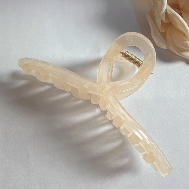 グラブクリップ サメクリップ 良質 13cm ふっくら後頭部の髪 高級ヘアクリップ ハーフタイヘアクリップ 小さな爪クリップ