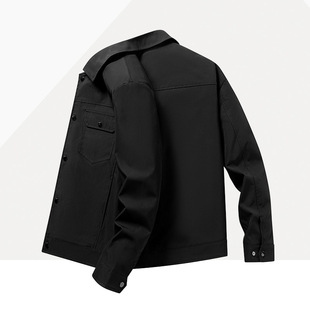 New Spring Men's Jacket Casual Slim Collar Jacket Embroidered Zipper Top Jacket for Men