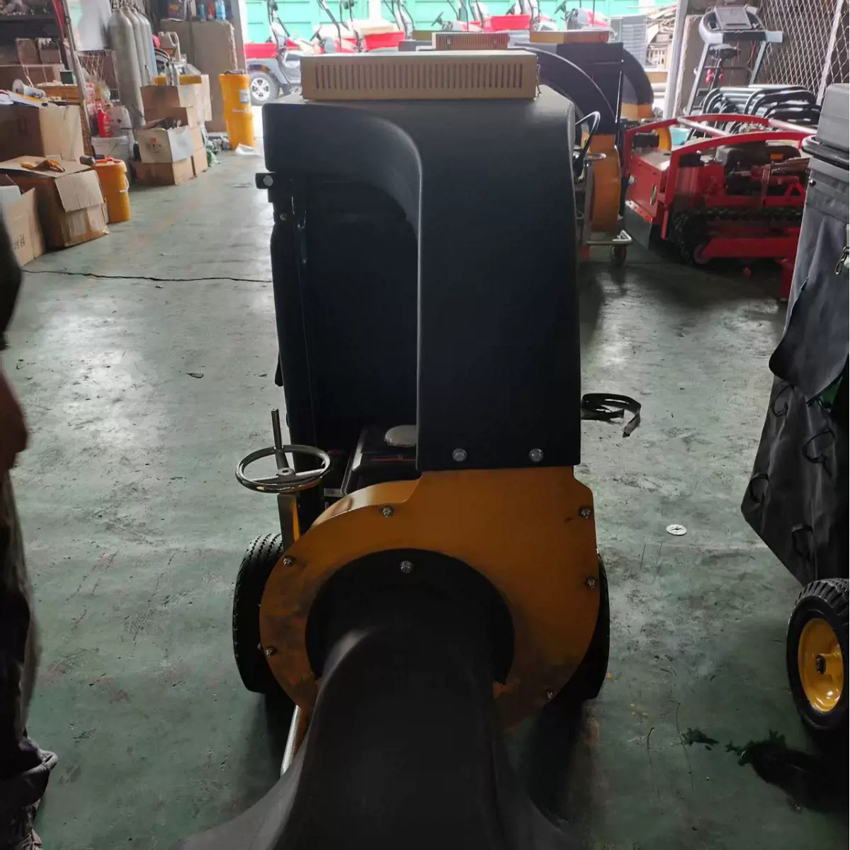 树叶收集器 小区花园落叶吸叶车 自带收集袋树叶收集车