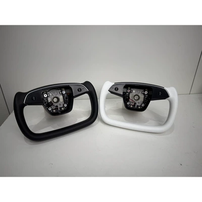 Steering wheel | wheel yoke steering wheel - refreshed-y-suspension-yoke-steering-wheel-black-without-cover