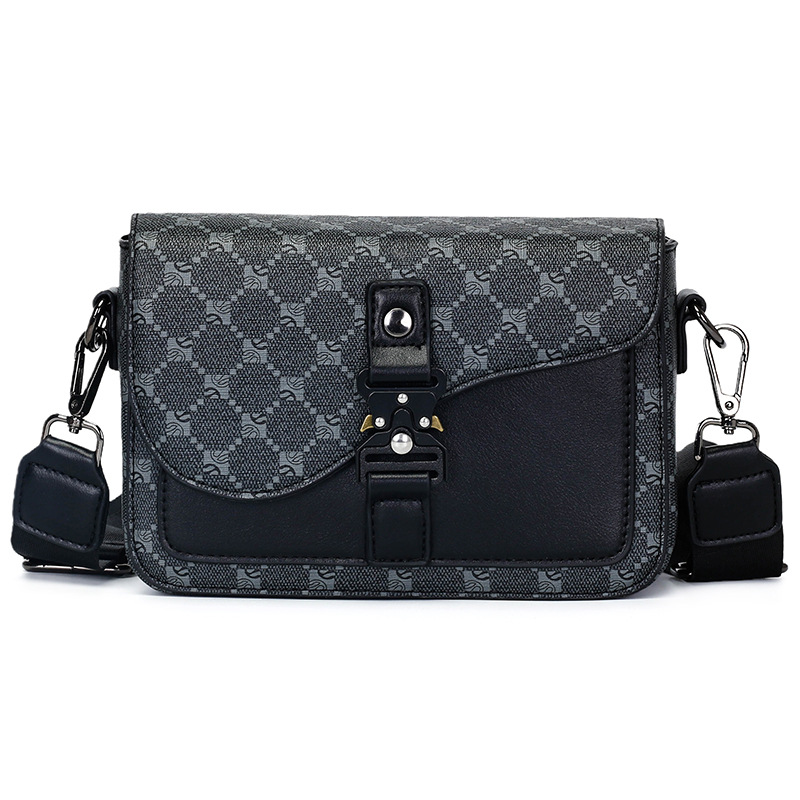 2026 Anno del Cavallo Nuovo Modello Borsa a tracolla Saddle, Unisex, Business Casual, Monospalla, Scanalatura Bianca, Direttamente_voghion.com