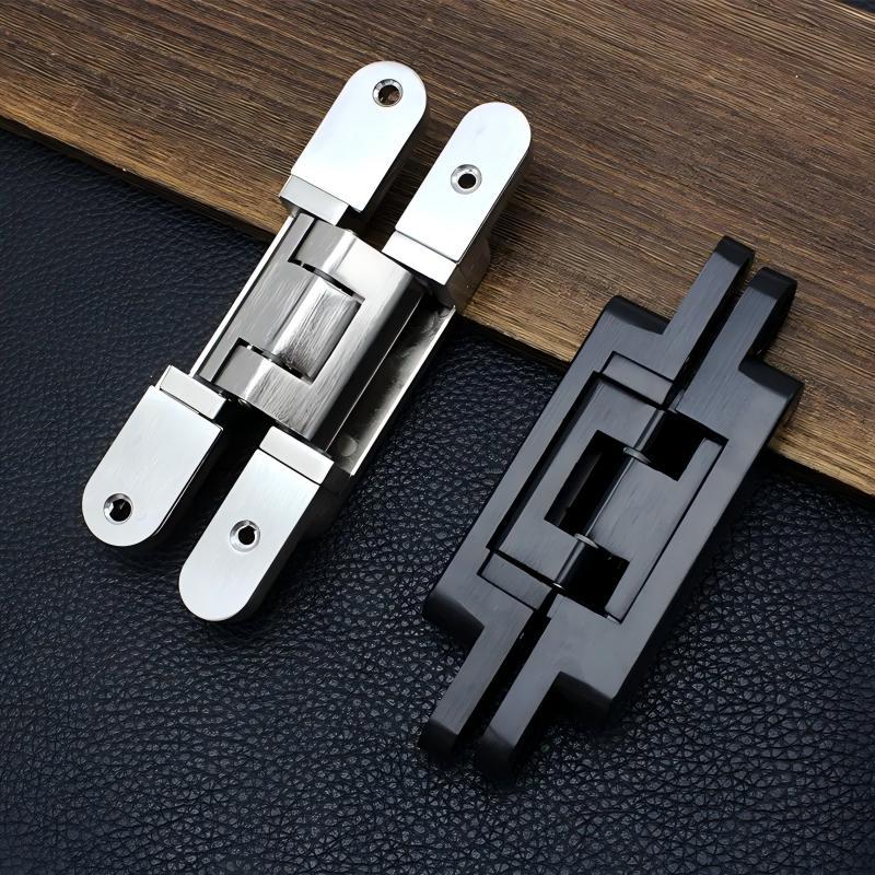 bisagra oculta especial para puerta de borde estrecho 40kg bisagra transversal ajustable tridimensional bisagra de puerta oculta