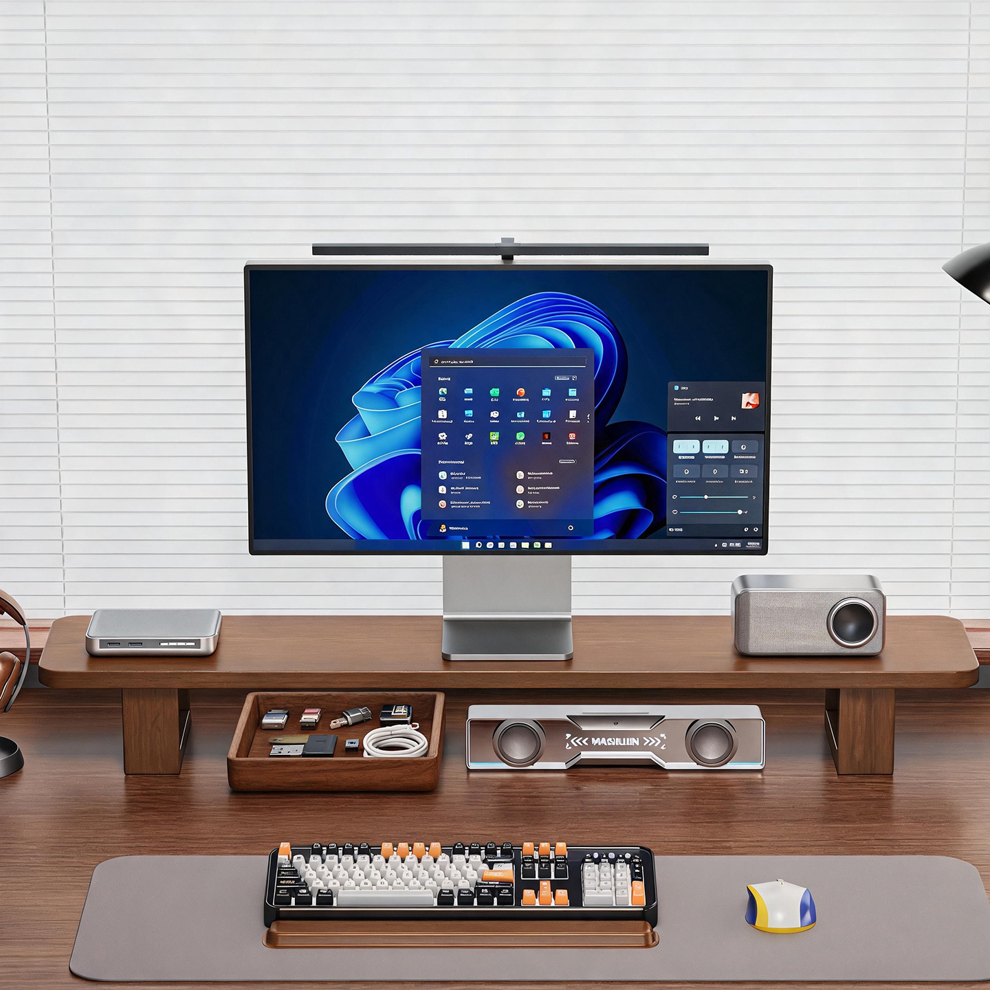 Soporte Elevador para Monitor de Escritorio