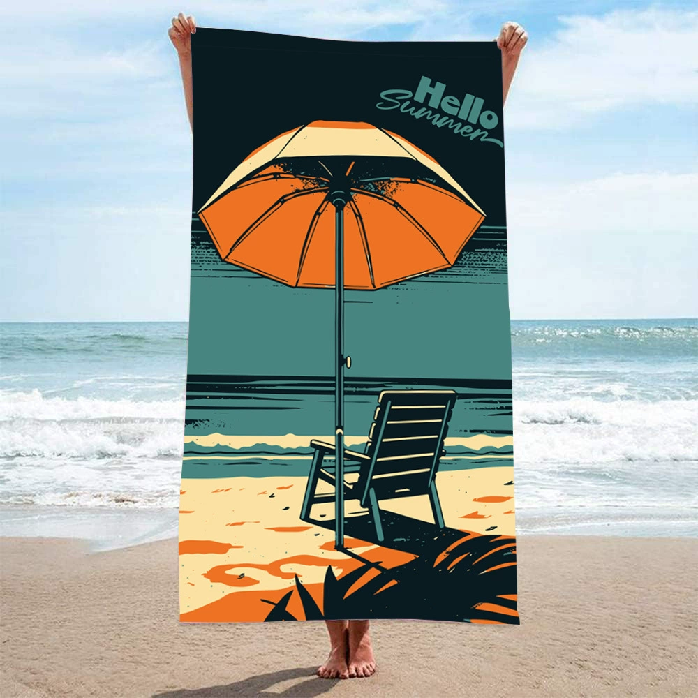 Quick dry double-sided beach cartoon cute bath towel, (Physicals), Amazon