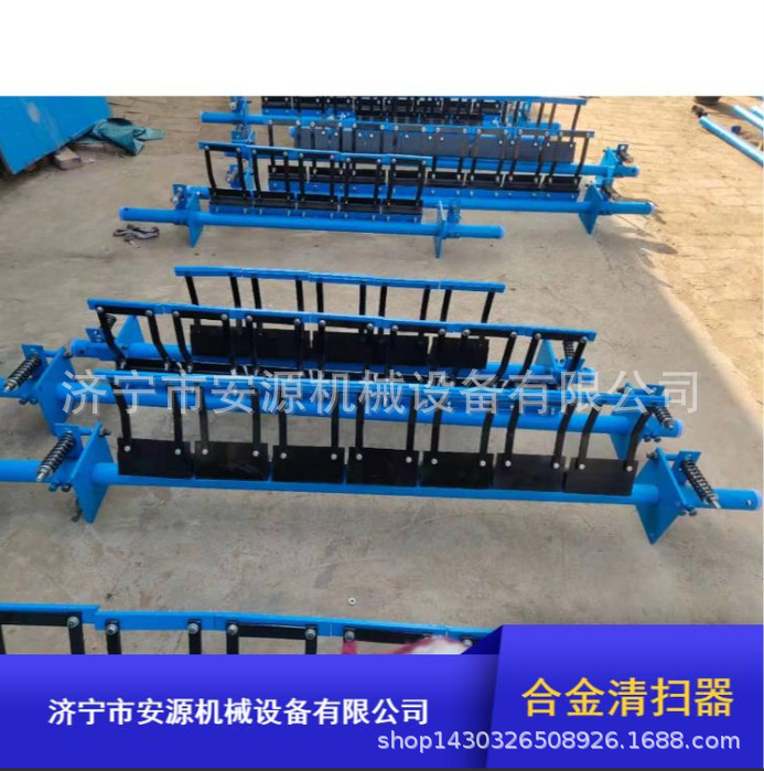 皮带清扫器合金刀头  200mm合金清扫器刮刀  合金橡胶清扫器刀