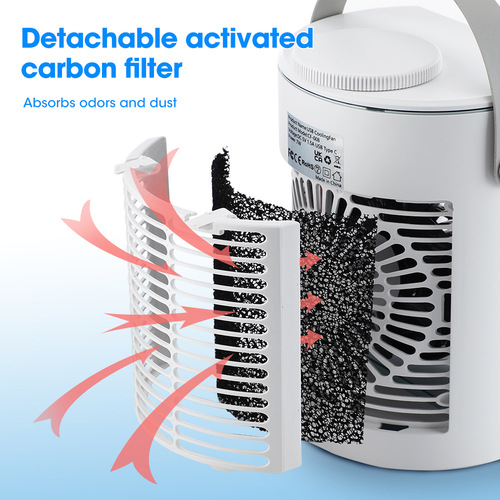 Cross-border air cooler household spray humidifier fan water-cooled air conditioning fan USB desktop cooling fan cooler