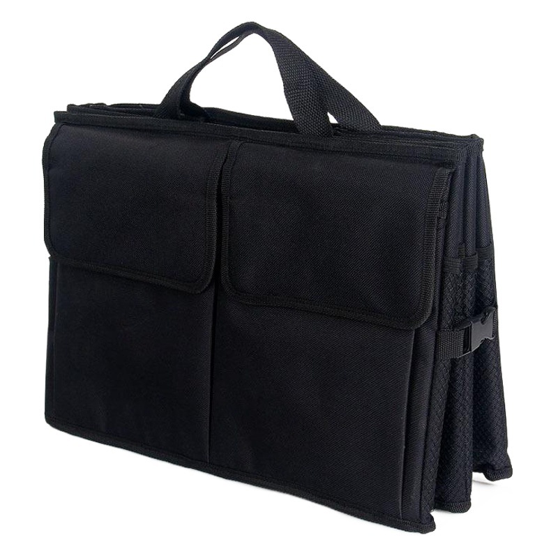 Caja de almacenamiento de maletero del coche plegable caja de almacenamiento de múltiples funciones caja de organización suministros de coche