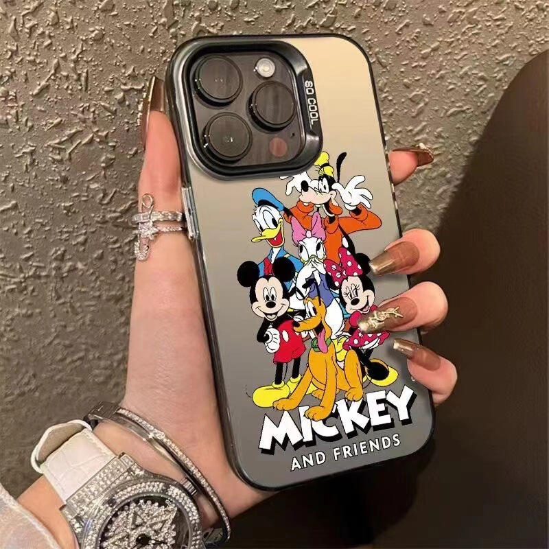 Cartoon Mickey Duck Collection Suitable for Apple 17Promax Mobile Phone Case Iphone16 Anti-Fall 15Plus Cute