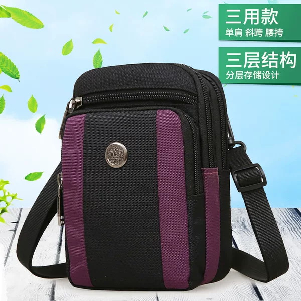 Men's Belt Mobile Phone Waist Bag Multifunctional Mobile Phone Bag Tool Bag Crossbody Small Bag Work Site Work Waist Bag